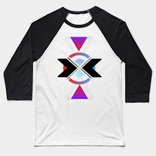 Shapes pattern Baseball T-Shirt